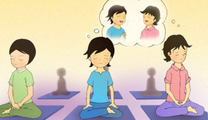 Children meditation